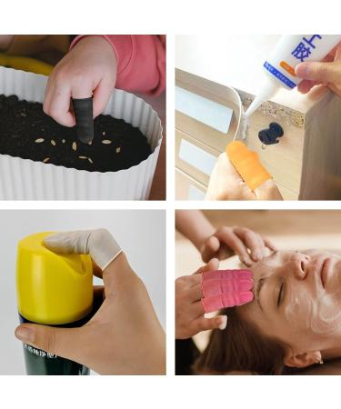 100 Pcs Disposable Latex Finger Cots for Beauty & Electronics Repair - White - Buy Online on GoSupps.com