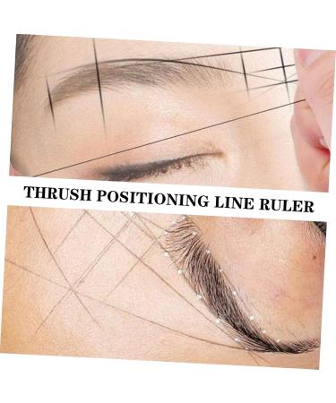Angoily String Ink Line Box Ink Line Ruler Brow Line for Women Eyebrow Ruler Eyebrow Mapping Bottled Vial 6.5x2.6cm Brown - Buy Online on GoSupps.com