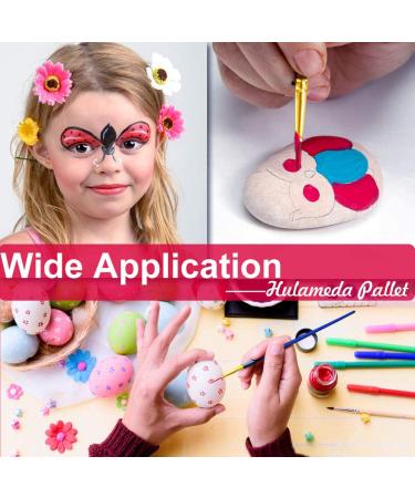 Hulameda 4ps Paint Tray Palettes - Plastic Paint Holder for Kids Painting Party - White - Buy Online on GoSupps.com