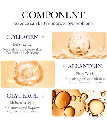 EHIOG Collagen eye cream antiaging against wrinkles dark circles and swelling firming eye care for tired skin smoothes eye wrinkles 20 g - Buy Online on GoSupps.com