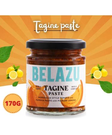 Belazu Sauce Pick N Mix - Create Custom Sauce Combo with 12+ Flavours |Apricot Harissa Black Olive Rose Harissa Tagine paste | Sauce Gift Set for Sauce Lovers - Pack of 5 - Buy Online on GoSupps.com