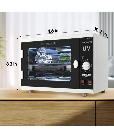 UV Sanitizer Cabinet - Dual Lamp UV Light Box with Timer for Effective Cleaning of Various Items | International Shipping Available - Buy Online on GoSupps.com