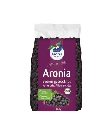 Aronia Original Bio Aroniaeren dried 200 g |Gently dried berries |Vegan without preservatives without added sugar (according to law) 200 g (1 Pack) - Buy Online on GoSupps.com