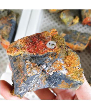 Natural Crystal Rough Natural Arsenic Disulfide Rough Stones Realgar Ore Specimen Bulk Red Orpiment Geological Rock Study Collecting Decoration (Size : 300-500g) - Buy Online on GoSupps.com