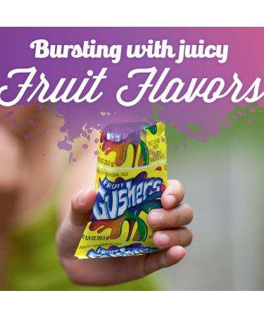 Fruit Gushers - Confiseries Hexagonales aux Jus de Fruits (Fraise et Fruits Tropicaux) - 6 Sachets de 25 5 g - Buy Online on GoSupps.com