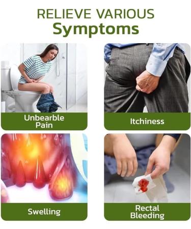 GFOUK Herbalheal Hemorrhoids Spray Natural Herbal Hemorrhoids Spray Hemocare Herbal Hemorrhoids Spray Fast Relief of Hemorrhoids and Anal Fissures 30ML (3Pcs) - Buy Online on GoSupps.com