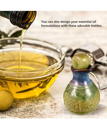 FRCOLOR 1 Set Aromatherapy Bottle Essential Oil Pot Refillable Essential Oil Bottle Ceramic Essential Oil Bottle Ceramic Essential Oil Perfume for Perfume Art Pottery Ceramics Aromatic - Buy Online on GoSupps.com