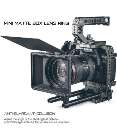 Tiltaing Mini Matte Box - Lightweight Filter Support with Top Flag for DSLR and Cine-Style Cameras | MB-T15 - Buy Online on GoSupps.com
