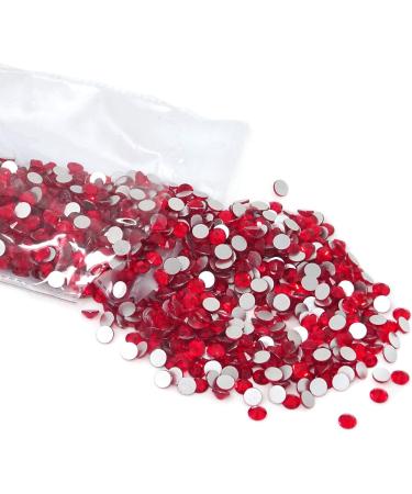 Honbay 1440PCS Red 5mm ss20 Round Flatback Rhinestones Crystals | Sparkly Non-Self-Adhesive - Buy Online on GoSupps.com