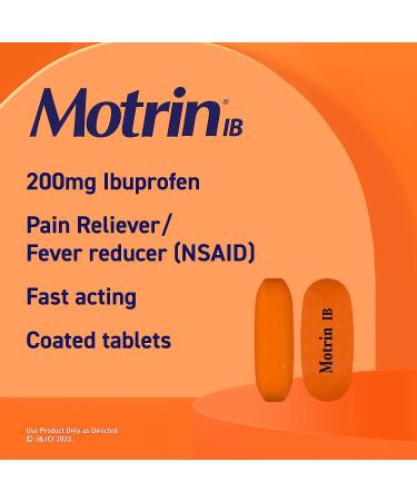 Motrin IB Caplets 50 Count 200mg - Fast-Acting Pain Relief Tablets - Buy Online on GoSupps.com