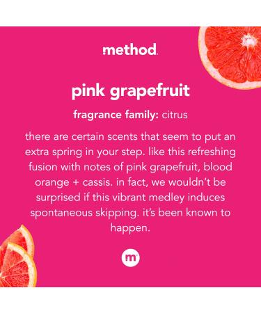 Method Foaming Hand Soap Refill Pink Grapefruit 28 oz - Biodegradable Formula - Recyclable Bottle | 1 Pack - Buy Online on GoSupps.com