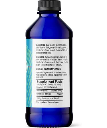 Earth's Bounty Nano-Sol Silver 8 fl oz - Pure Colloidal Silver Solution for Wellness - Buy Online on GoSupps.com