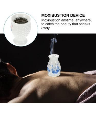 Buy Gleavi 2 STK Cone Ferraining Tool & Portable Guasha Cup Ceramic Moxa Rod Burner & Moxibustion Box for Effective Wellness | International Shipping Available - Buy Online on GoSupps.com
