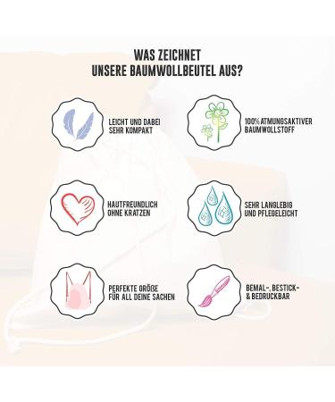 Ele Vida Kottonwoll Gym Bag - Eco-Friendly Cotton & Jute Backpack 38x42 cm | Oeko-Tex Fabric | Perfect for Sports & Kids' Activities - Buy Online on GoSupps.com