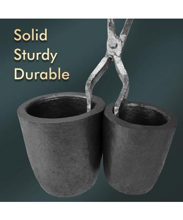 GONGYI 17 Hinge Style Crucible Tongs for Metal Smelting and Refining - Recycle Gold, Copper, Silver, Bronze - Casting Tool - Buy Online on GoSupps.com