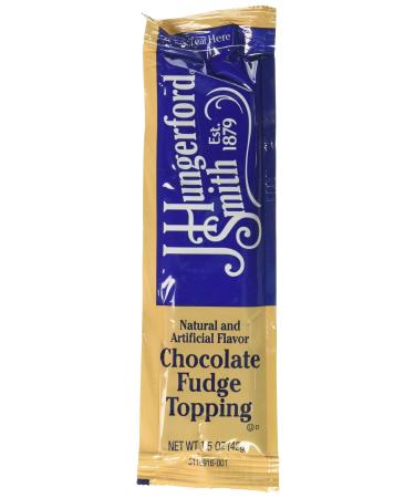 J Hungerford Smith Portion Control Topping Chocolate Fudge 1.5 Ounce (Pack of 96) Chocolate Fudge 1.5 Ounce (Pack of 96)