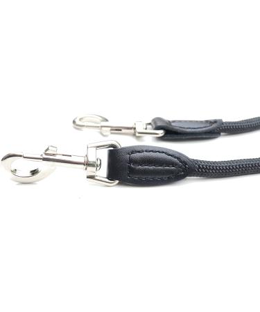 Leitengr n Dog Leash Derby | 2m Adjustable Nylon Leash for Medium to Large Dogs | Classic Black Dark Dove | Durable & Flexible Design - Buy Online on GoSupps.com