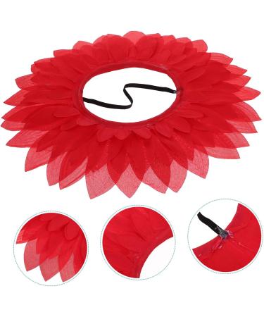 SAFIGLE decor hats silk cloth funny sunflower headpiece sunflower headband sunflower head hoop party Red 42X16X1CM - Buy Online on GoSupps.com