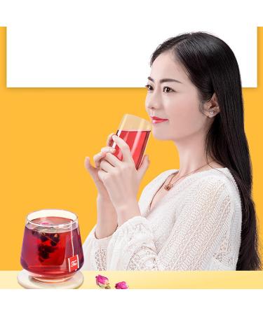 Black Mulberries Rose Black Wolfberry Tea 7oz/200g No additives Anthocyanin Berry Tea Bags Combination of Floral Tea - Buy Online on GoSupps.com