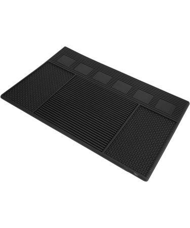 Silicone Barber Mat with Slip Prevention Large Size Work Station Pad for Clippers Scissors Organized & Easy to Cleanse - Buy Online on GoSupps.com