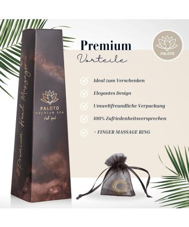 Paloto Original Bamboo Head Massager - Premium Relaxation Tool | High-Quality Head Crawler & Finger Massage Ring - Perfect Wellness Gift - Buy Online on GoSupps.com