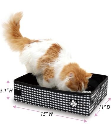 Necoichi Portable Stress-Free Cage Carrier and Litter Box - Indoor/Outdoor Travel - No.1 Seller in Japan - Black - Buy Online on GoSupps.com