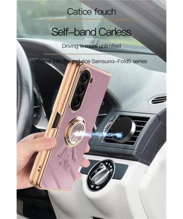 Buy Tivenfezk Nadoli for Samsung Galaxy Z Fold 5 - Ultra Thin Astronaut Hidden Stand Shell 360 Ring Scratch-Resistant Silicone Cover - Buy Online on GoSupps.com