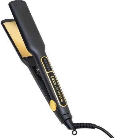 Professional Flat Iron Hair Straightener | Titanium Hair Iron for Frizzy Hair & Curls | Lizze Supreme 1.5 Pro Styling Tool - International Shipping Available - Buy Online on GoSupps.com