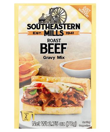 Southeastern Mills Roast Beef Gravy Mix 2.75oz - Pack of 12 | Delicious Homemade Gravy Mix - Buy Online on GoSupps.com