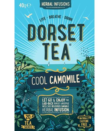 Dorset Tea Cool Camomile Tea Bags - 80 Count, Caffeine Free Herbal Tea - Buy Online on GoSupps.com