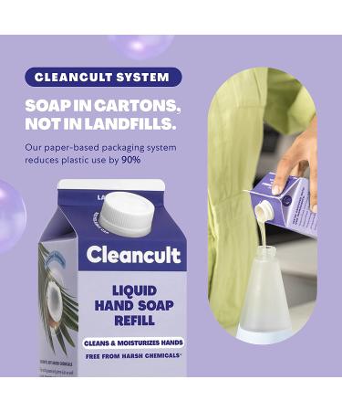 Cleansing Lavender Hand Soap Refill 3-Pack | Cleancult | Coconut-Derived, Paraben-Free, Moisturizing Aloe - Buy Online on GoSupps.com