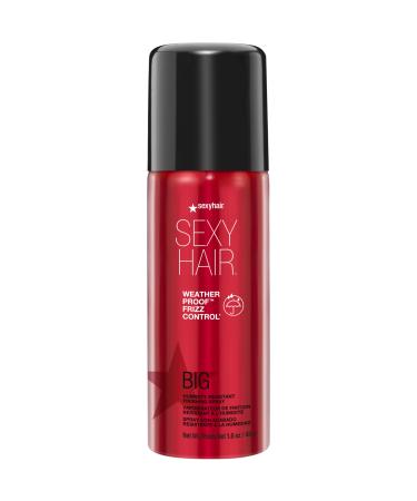 SexyHair Big Weather Proof Frizz Control Finishing Spray | Lightweight | Up to 72 Hour Humidity & Flyaways Resistance | Flexible & Adjustable Hold Weather Proof | 1.6 fl oz (Travel)