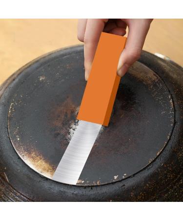 Powerful Limescale Rust Eraser - Stainless Steel Cleaning Artifact for Kitchen & Bathroom Surfaces - Yellow - Buy Online on GoSupps.com