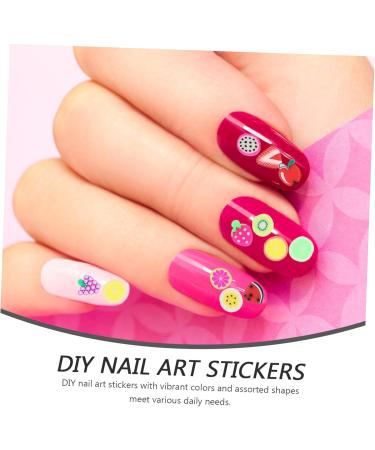 2 Sets polymer clay fruit bead fruit nail art resin nail art polymer clay slices resin beads flatback nail decor fruit decor crystal decor Fruit Slice 3d bead bracelet charm - Buy Online on GoSupps.com