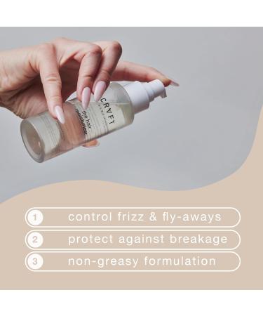 CRVFT Daily Leave-in Conditioner for Women - Hair Serum & Moisturizer for Dry & Damaged Hair - Anti-Frizz Argan Oil - 3.38oz - Buy Online on GoSupps.com