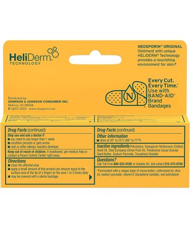 Neosporin Antibiotic Original Ointment 0.50 oz - Pack of 3 | Fast Healing Formula - Buy Online on GoSupps.com