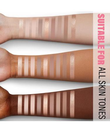 Buy Nude Eyeshadow Palette - 9 Blendable Matte & Shimmer Shades for Effortless Looks - International Shipping - Buy Online on GoSupps.com
