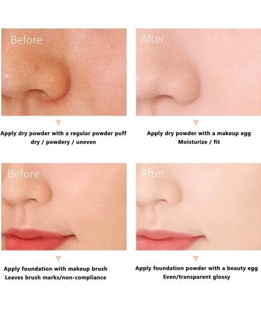 4Pcs Ultra Soft Marshmallow Makeup Sponges - Latex-Free & Friendly Beauty Blenders for Flawless Foundation & Concealer Application - Buy Online on GoSupps.com