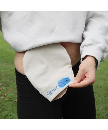 StomaCloak Ostomy Pouch Covers - Odor Reducing Moisture Wicking Fit All Sizes - 3-Pack (Beige) for Colostomy Ileostomy Urostomy Bags - Buy Online on GoSupps.com