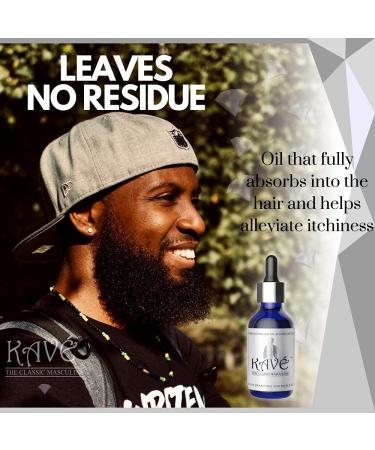 Kave Beard Oil & Conditioner for Men - 100% Natural Organic Softener & Moisturizer with Argan & Jojoba Oils - Bonus Comb - 3 Pack (7.2 Oz) - Buy Online on GoSupps.com