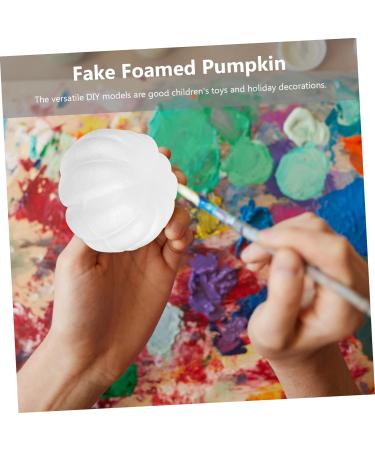 ibasenice 40 Pcs Foam Simulation Pumpkin Creative Diy Simulation Pumpkin Mold Halloween Foam Decorations Diy Halloween Crafts Ornaments for Kids Pumpkin Jewelry White Mini Child Model Whitex4pcs 8X8CMx4pcs - Buy Online on GoSupps.com