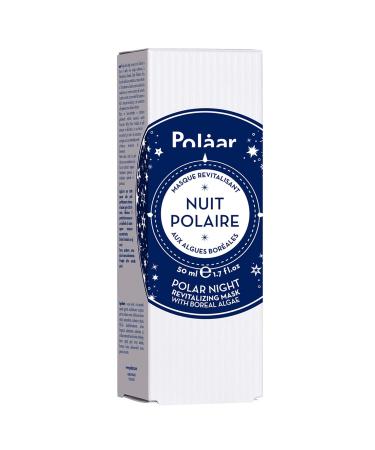 Polaar Revitalizing Polar Night Mask with Boreal Algae - 50ml | Anti-Aging Sleeping Cream | Natural Regenerating Night Care for Moisture & Beauty - Buy Online on GoSupps.com