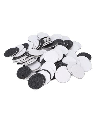 Grinding slices Pad peeling feet grinder sandpaper 100 pieces easy to replace nail glue removal for home (120#medium crissper sand)