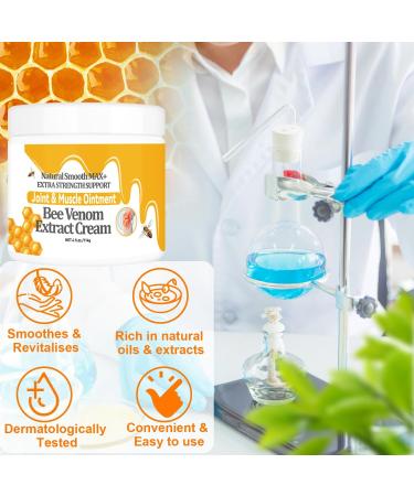 JOYFULART Natural Bee Venom Joint & Muscle & Bone Release Oniment - Easy to Use - Homeopathic Remedy - Fast Acting Soothing Effective for Back Neck Hand Foot Knee Muscle Shoulder Hip Nerve - Buy Online on GoSupps.com