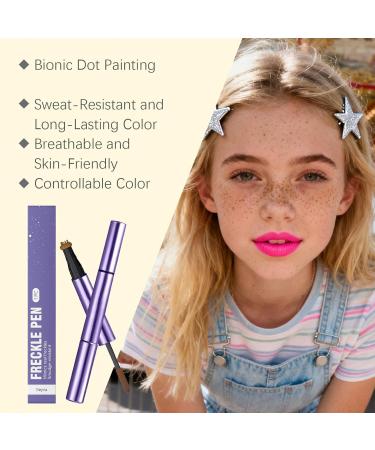 Holds Freckles Pen Waterproof Long Lasting Artificial Cosmetic Artificial Freckles Facial Decoration for Holiday Daily Party Travel Holiday Birthday Dates - Buy Online on GoSupps.com
