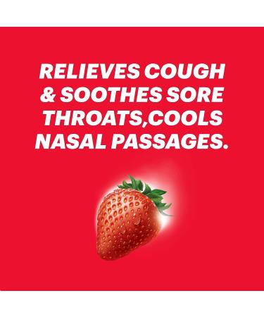 HALLS Relief Strawberry Cough Drops - 30 Drops | Fast-Acting Soothing Relief - Buy Online on GoSupps.com