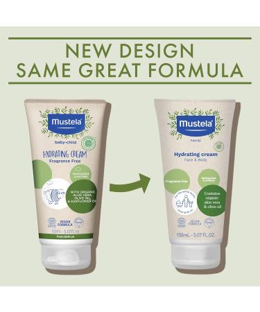 Mustela Organic Hydrating Cream - Olive Oil Aloe Vera Sunflower - 5.07 oz - Buy Online on GoSupps.com