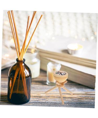 Elevated Aromatherapy Essential Oils Set - Humidifier & Diffuser for Cars & Desktops | Waterless Wood Beige Air Freshener - Buy Online on GoSupps.com