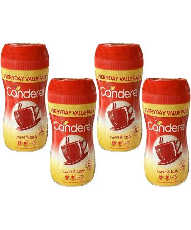 Sweetener Bundle with Canderel Granular Yellow Tub Low Calorie Sweetener 75g x4 (Pack of 4) - Buy Online on GoSupps.com