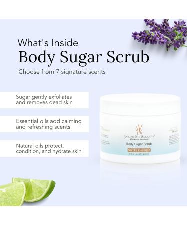 Sugar Me Smooth Body Scrub Pure Peppermint Exfoliant for Unisex | 263 ml | International Shipping Available - Buy Online on GoSupps.com